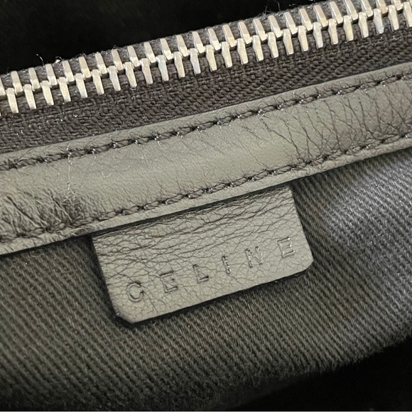 Celine black monogram suede and leather classic Boogie bag tote - Picture 8 of 10